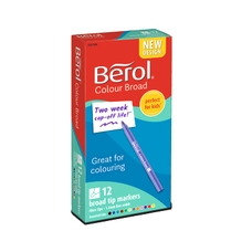 Berol® Colourbroad Pens - Pack of 12
